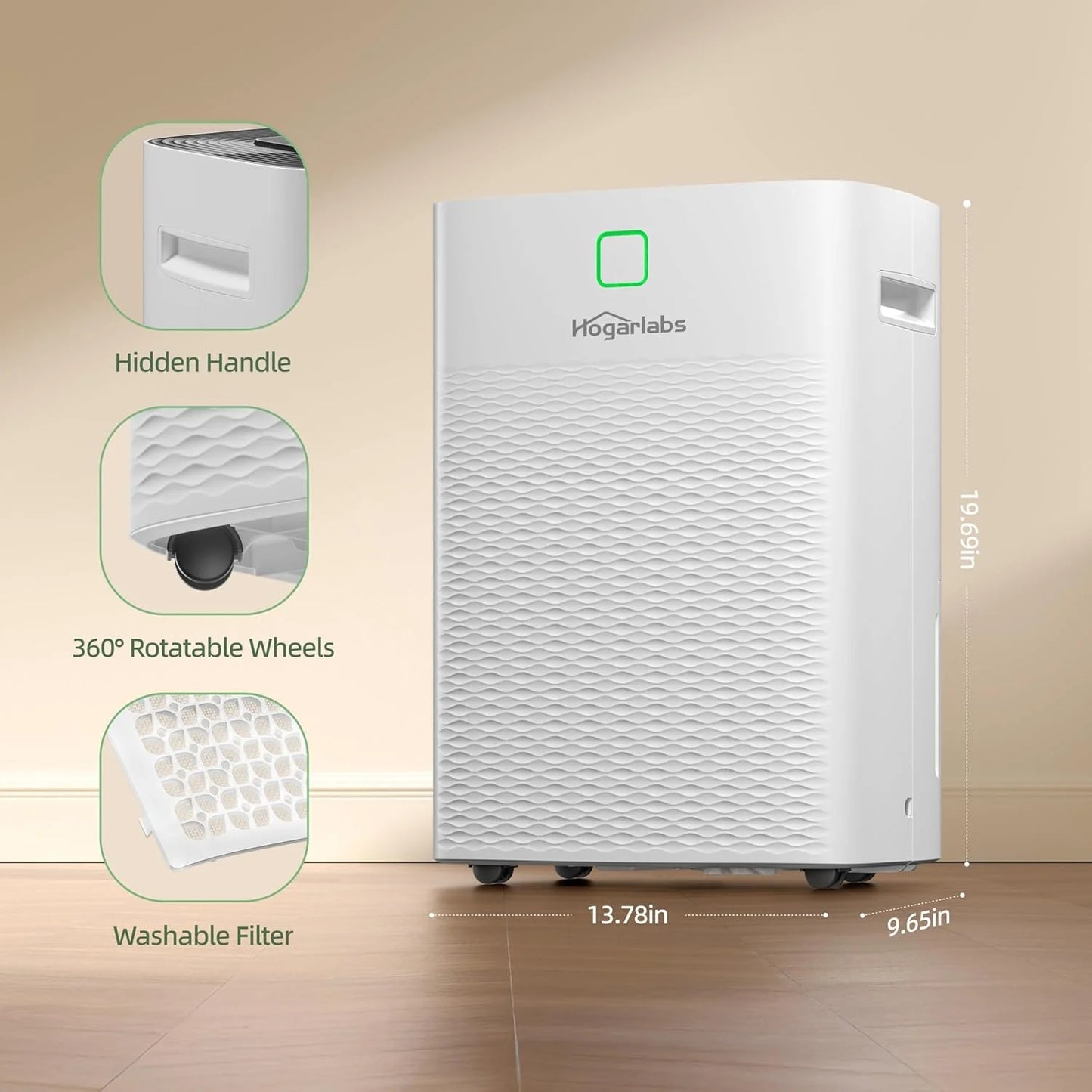 Hogarlabs 100 Pint Dehumidifiers for Home and Basements